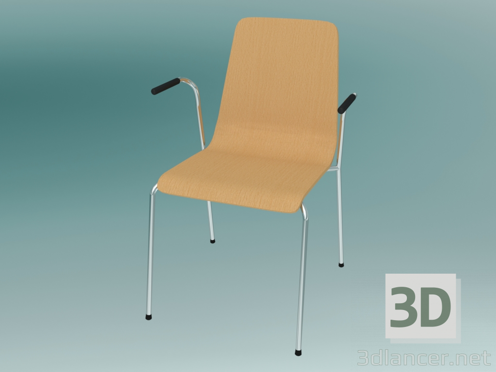 3D Modell Konferenzstuhl (K13H 2Р) - Vorschau
