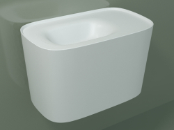 Wall-mounted washbasin (sx, L 80, P 48, H 50 cm)
