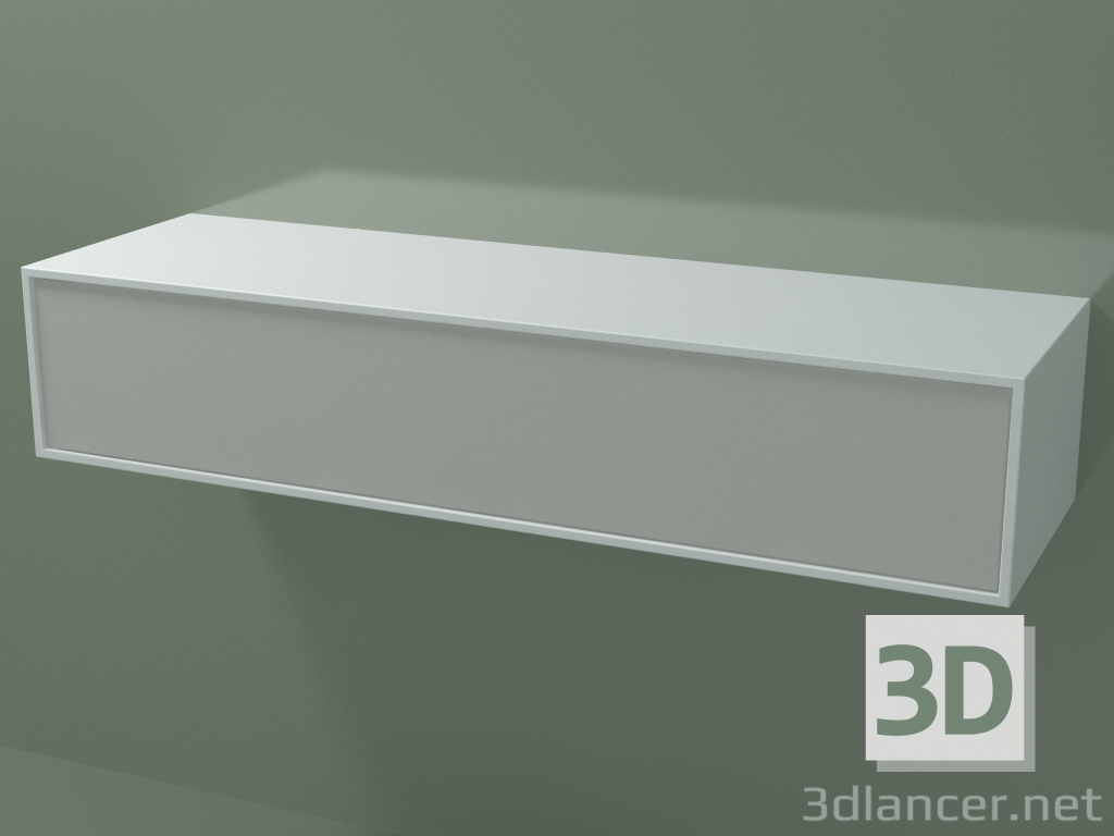 3D Modell Box (8AUEAA01, Gletscherweiß C01, HPL P02, L 120, P 36, H 24 cm) - Vorschau