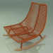 modèle 3D Rocking chair 003 (Metal Rouille) - preview