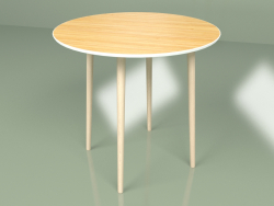 Milieu de table Spoutnik 80 cm plaqué (blanc)