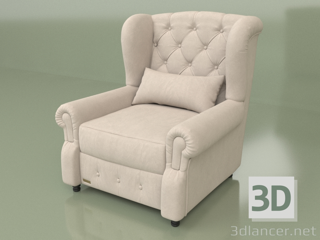 3d model Armchair brussels - preview