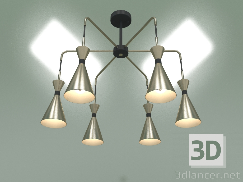 3d model Ceiling chandelier Glustin 316-6 - preview