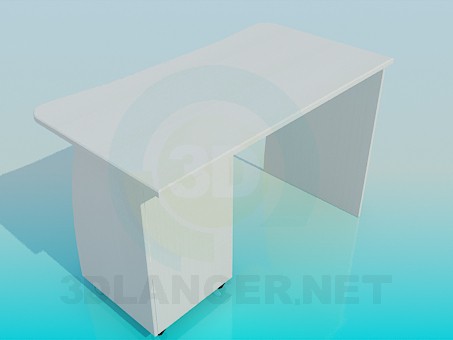 modelo 3D Mesa de escritura - escuchar modelo 3D Mesa de escritura - escuchar