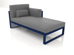 Modular sofa, section 2 right, high back (Night blue)