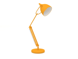 Lámpara de mesa para lectura (Amarillo Mate)