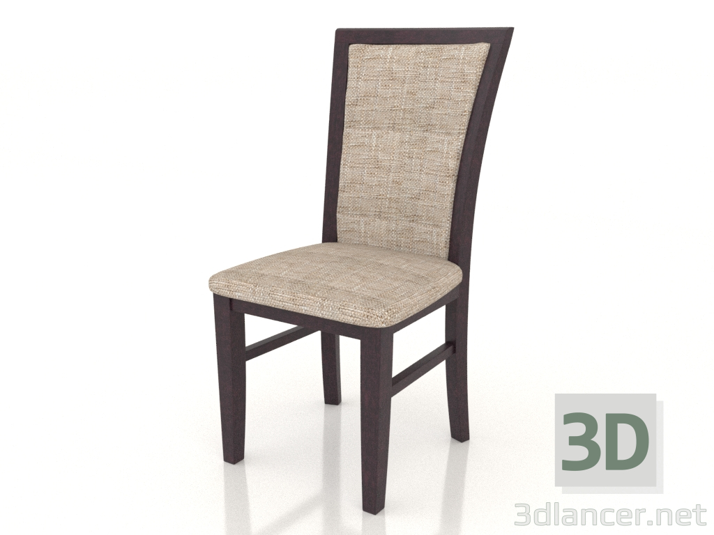 3d model London chair (Rosewood) - preview