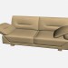 Modelo 3d Mar vista luxo excelente apartamento sofá - preview