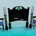 3d model Stand Billiards - preview