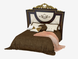 Ліжко двоспальне в класичному стилі тисячу шістсот сімдесят одна