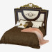 3d модель Ліжко двоспальне в класичному стилі тисячу шістсот сімдесят одна – превью