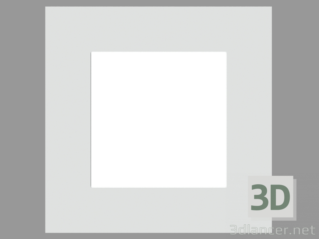 3 डी मॉडल Recessed प्रकाश फिटिंग मेगाकिंग वर्ग (S4918) - पूर्वावलोकन