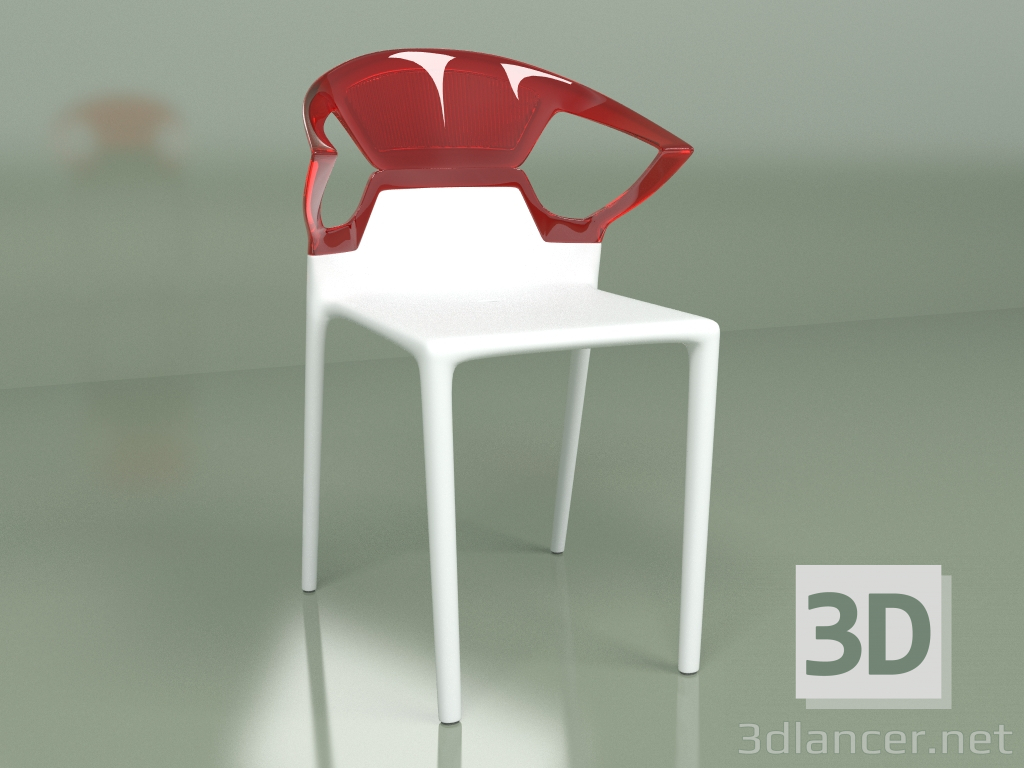 3d model Intercambio de silla con reposabrazos - vista previa