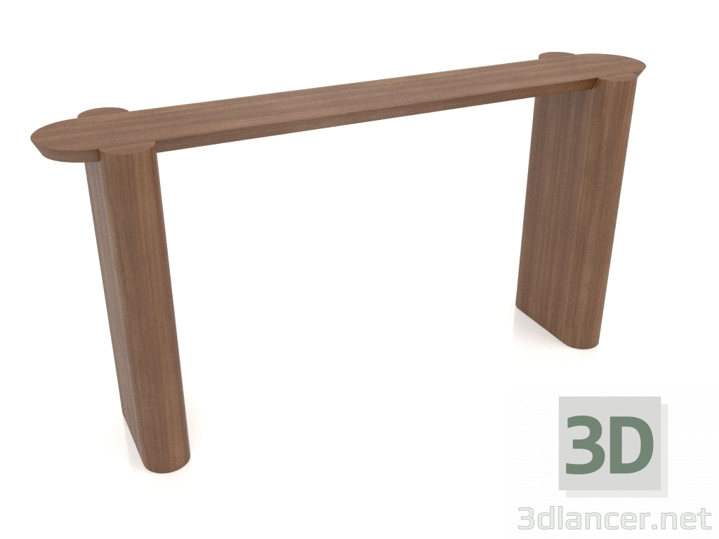 3 डी मॉडल कंसोल केटी 07 (1400x300x700, लकड़ी की भूरी रोशनी) - पूर्वावलोकन