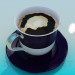 3d модель Чашка кофе – превью