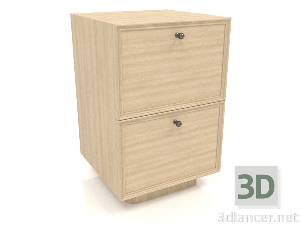3 डी मॉडल कैबिनेट टीएम 15 (405x400x621, लकड़ी सफेद) - पूर्वावलोकन