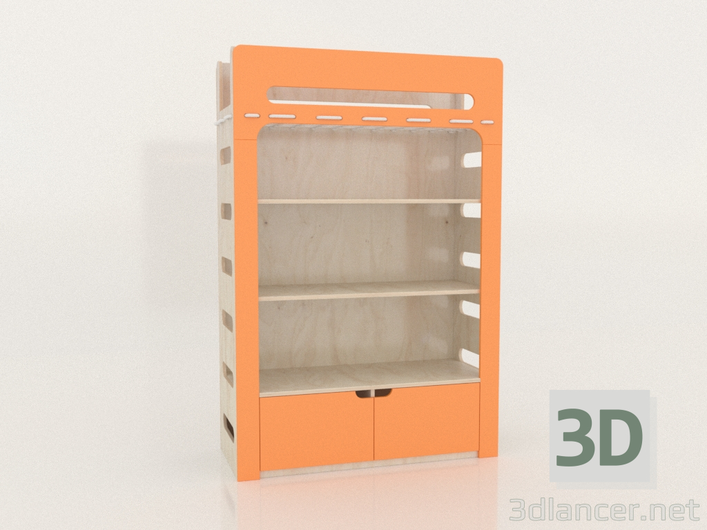 3D Modell Bücherregal MOVE D (KOMDAA) - Vorschau