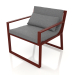 3d model Club chair (Wine red) - preview
