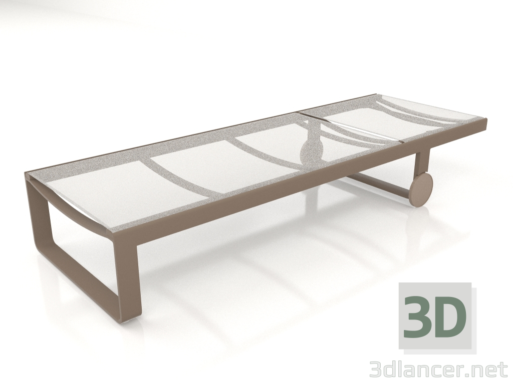 3d model High chaise longue (Bronze) - preview