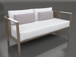 2-seater sofa (Bronze)