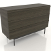 3d model Cajonera 3 METAL 1200x400x800 (nogal ceniza) - vista previa