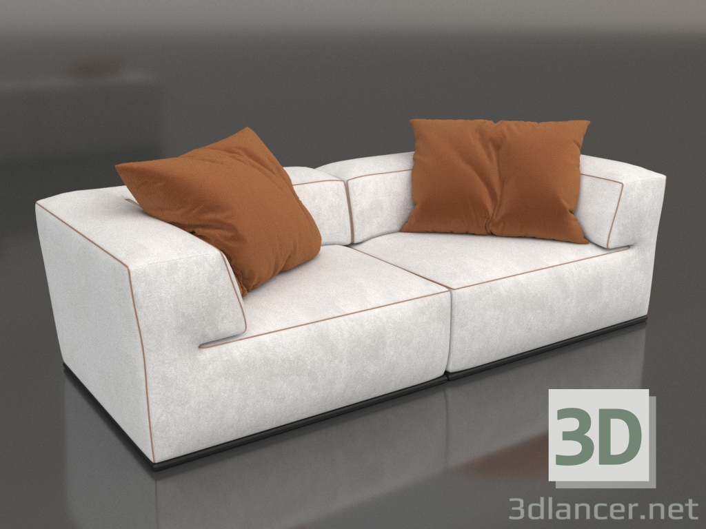 3d модель Дизайнерский диван Kano – превью
