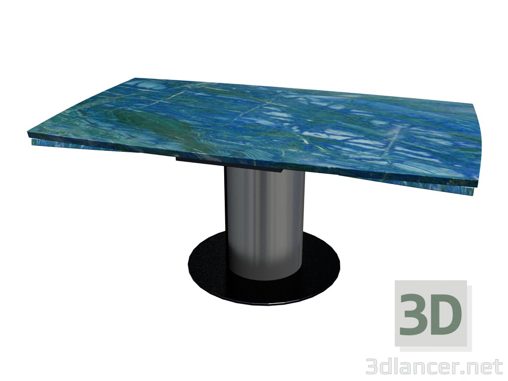 modello 3D Sala da pranzo piegato Ho tavolo 1222 adler 105x180x74 3 - anteprima