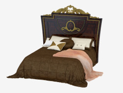 Klasik stilde çift kişilik yatak 1673