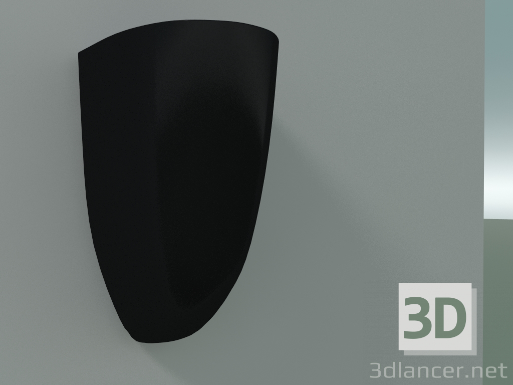 3d model Wall pot Kikibio (RAL 9005) - preview