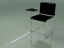 Stapelbarer Stuhl mit Zubehör 6600 (Polypropylen Schwarz, CRO)
