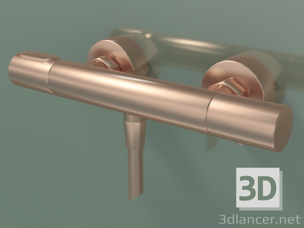 3D Modell Duschthermostat für freiliegende Installation (34635310) - Vorschau