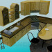 modèle 3D Set de cuisine - preview