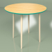 modèle 3D Milieu de table Spoutnik 80 cm placage (turquoise) - preview