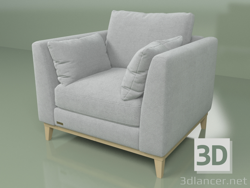 3D modeli koltuk boston - önizleme