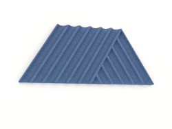 3D wall panel WEAVE (blue)