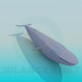 3d model whale - preview