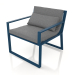 3D modeli Kulüp sandalyesi (Gri mavi) - önizleme
