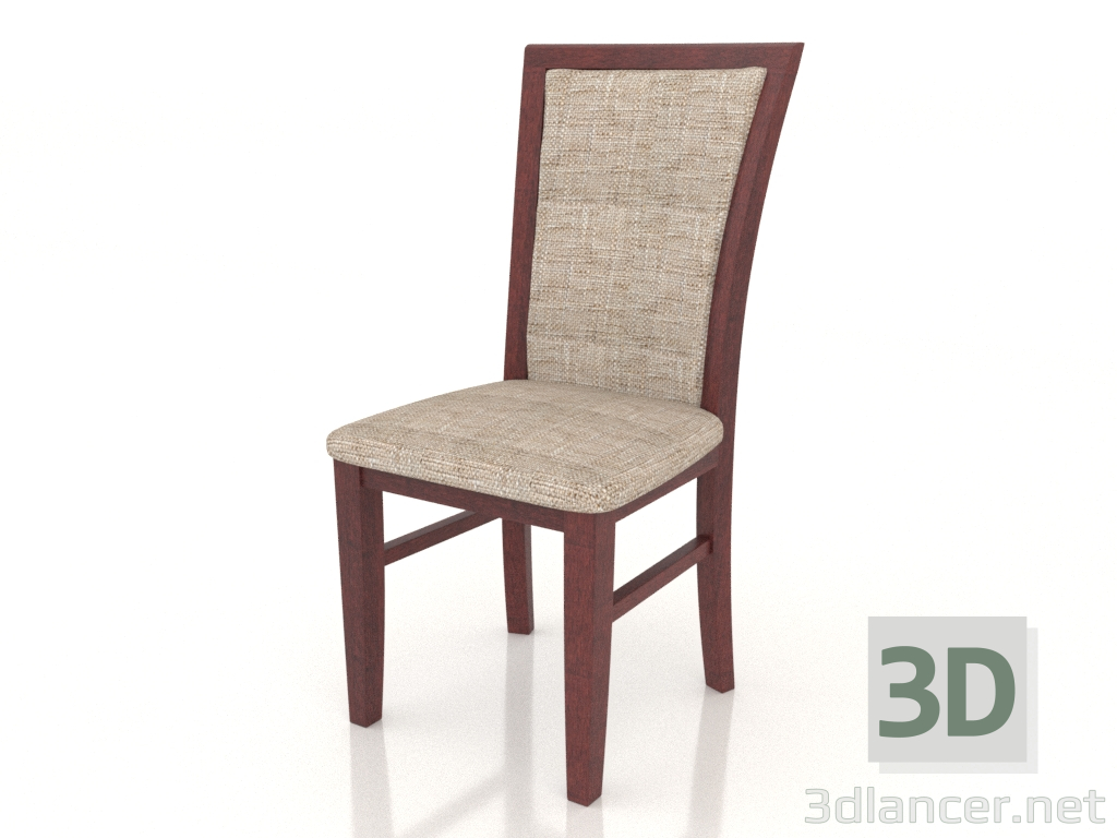 3D Modell London Chair (Reife Kirsche) - Vorschau