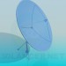 modèle 3D Antenne satellite - preview