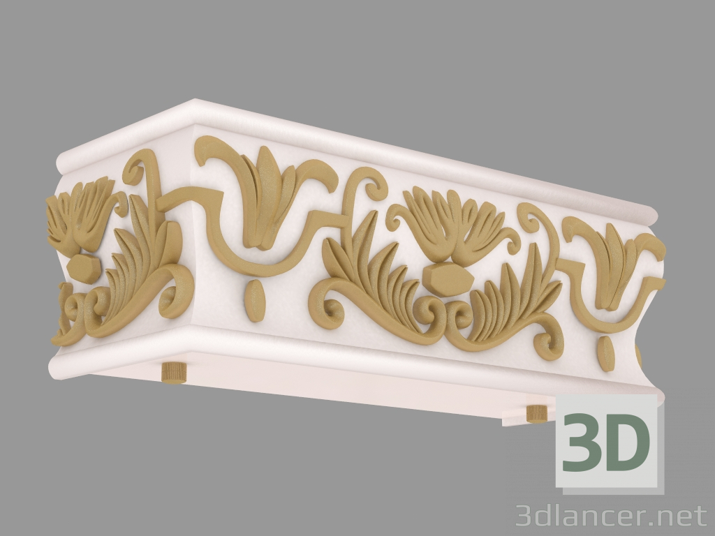 3D modeli Duvar lambası Como (1219-1W) - önizleme