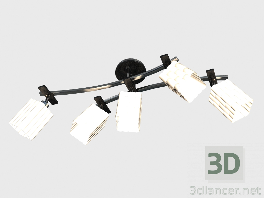 3D Modell Deckenbeleuchtung Nuki (2283 5C) - Vorschau
