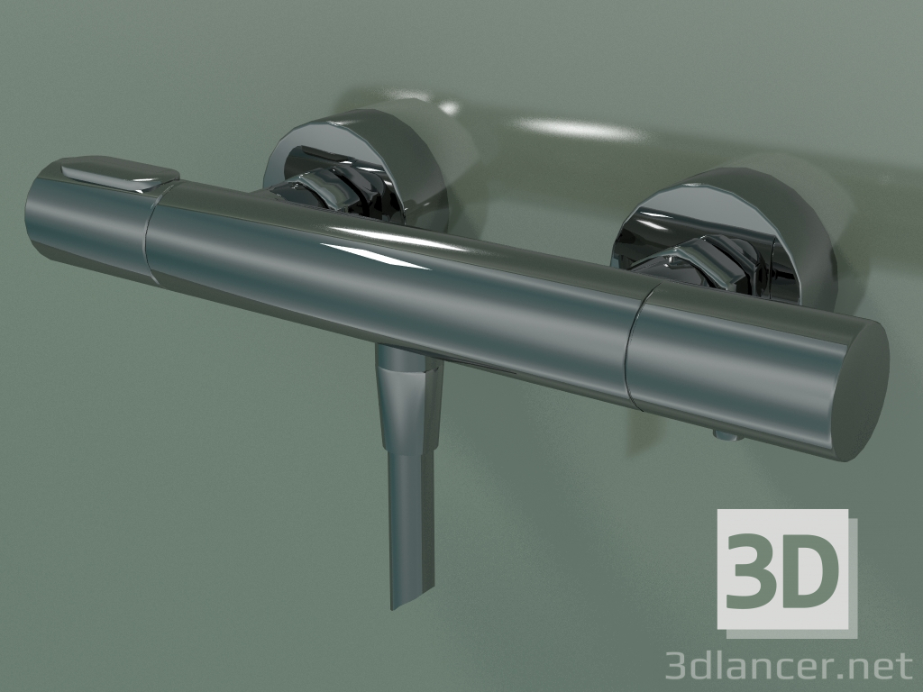 3D modeli Açık montaj için duş termostatı (34635330) - önizleme