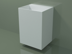 Wall-mounted washbasin (03UN36303, Glacier White C01, L 60, P 50, H 85 cm)