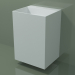 modello 3D Lavabo sospeso (03UN36303, Glacier White C01, L 60, P 50, H 85 cm) - anteprima