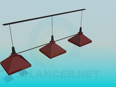 3d model Light for bar - preview 3d model Light for bar - preview
