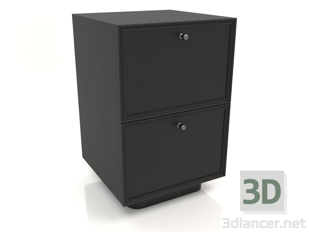 3D Modell Schrank TM 15 (405x400x621, Holz schwarz) - Vorschau