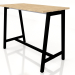 3d model High table Ogi High PSM74 (1415x700) - preview