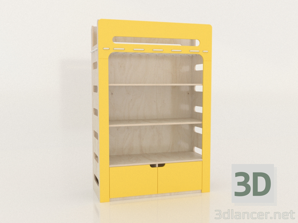 modello 3D Libreria MOVE D (KYMDAA) - anteprima