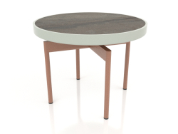 Round coffee table Ø60 (Cement gray, DEKTON Radium)