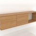 modello 3D Mensola sospesa SHELF 7 (con 1 vano aperto a destra) 1400 mm (rovere naturale) - anteprima